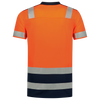 Afbeelding van Poloshirt High Vis Bicolor | fluororanje/donkermarine | 203007-14010 | TRICORP SAFETY