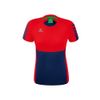 Afbeelding van ERIMA Six Wings T-shirt Dames | new navy/rood | 1082220