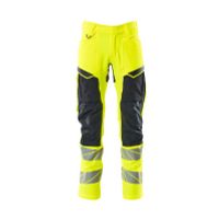 Mascot Accelerate Safe Broek met kniezakken | 19479-711 | 17010-hi-vis geel/donkermarine