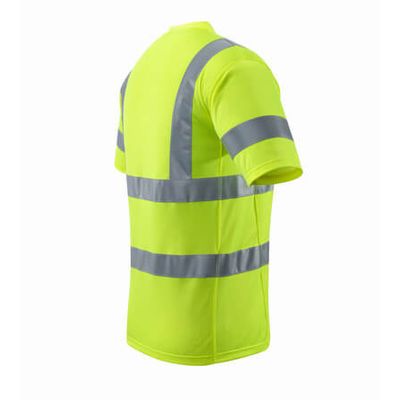 Foto van T-shirt, V-hals, klasse 2 | 18282-995 | 017-hi-vis geel