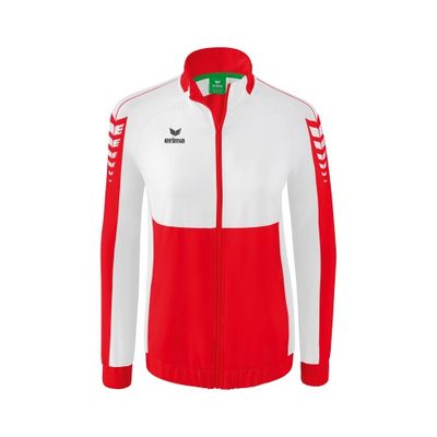 Foto van ERIMA Six Wings presentatiejack Dames | rood/wit | 1012222