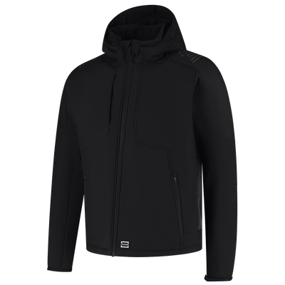 Winter Softshell Capuchon Redefined | zwart | 406116-09 | TRICORP WORKWEAR