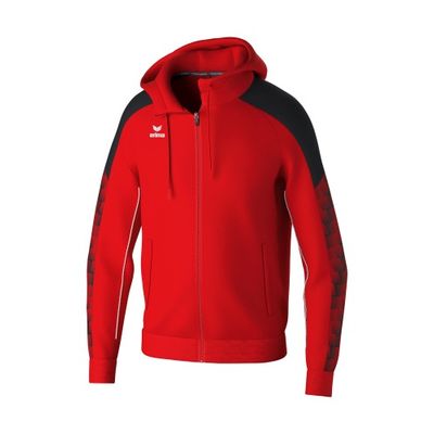 Foto van ERIMA EVO STAR trainingsjack met capuchon Unisex | rood/zwart | 1032401