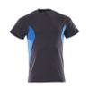 Afbeelding van Mascot 18082-250 T-shirt donker marine/azur blauw
