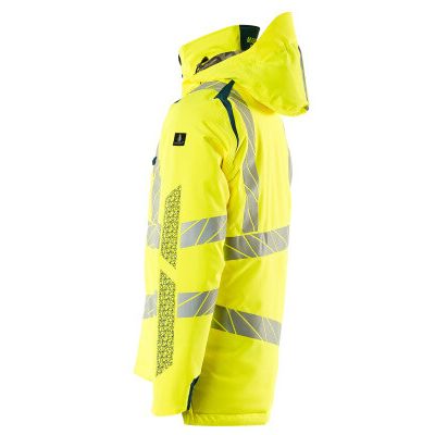 Foto van Mascot Accelerate Safe Winterjas | 19035-449 | 1744-hi-vis geel/donkerpetrol