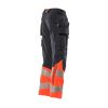 Afbeelding van Mascot Accelerate Safe Broek met spijkerzakken | 19131-711 | 10222-donkermarine/hi-vis rood