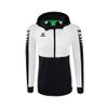 Afbeelding van ERIMA Six Wings trainingsjack met capuchon Dames | zwart/wit | 1032225