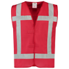 Afbeelding van Vest Reflectie | fluorrood | 453014-222 | TRICORP SAFETY