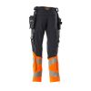 Afbeelding van Mascot Accelerate Safe Broek met spijkerzakken | 19131-711 | 01014-donkermarine/hi-vis oranje