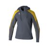 Afbeelding van ERIMA EVO STAR trainingsjack met capuchon Dames | slate grey/geel | 1032436