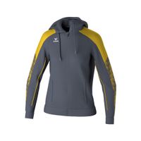 ERIMA EVO STAR trainingsjack met capuchon Dames | slate grey/geel | 1032436