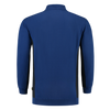 Afbeelding van Polosweater Bicolor Borstzak | korenblauw/marine | 302001-111 | TRICORP WORKWEAR