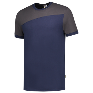 Foto van T-shirt Bicolor Naden | donkermarine/donkergrijs | 102006-01018 | TRICORP WORKWEAR