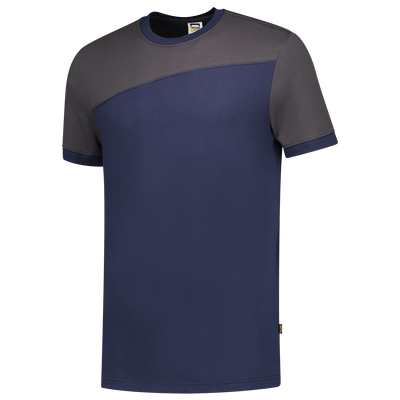 Foto van T-shirt Bicolor Naden | donkermarine/donkergrijs | 102006-01018 | TRICORP WORKWEAR