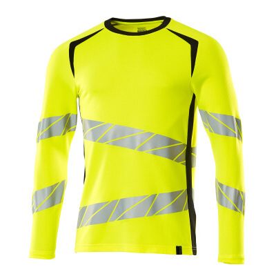 Foto van Mascot Accelerate Safe T-shirt, met lange mouwen | 19081-771 | 1709-hi-vis geel/zwart