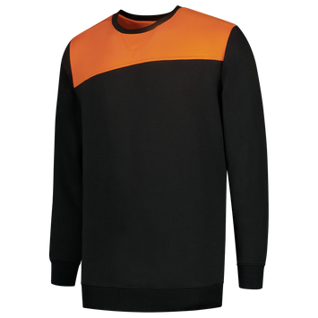 Foto van Sweater Bicolor Naden | zwart/oranje | 302013-0998 | TRICORP WORKWEAR