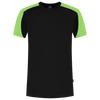 Afbeelding van T-shirt Bicolor Redefined | zwart/limegroen | 106106-0937 | TRICORP WORKWEAR