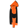 Afbeelding van Softshell Capuchon Bicolor Redefined | zwart/oranje | 406118-0998 | TRICORP WORKWEAR