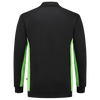 Afbeelding van Polosweater Bicolor | zwart/limegroen | 302003-0937 | TRICORP WORKWEAR
