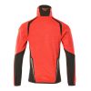 Afbeelding van Mascot Accelerate Safe Fleecetrui met rits | 19403-316 | 22218-hi-vis rood/donkerantraciet