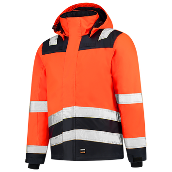 Midi Parka High Vis Bicolor | fluororanje/donkermarine | 403023-14010 | TRICORP SAFETY Foto van Midi Parka High Vis Bicolor | fluororanje/donkermarine | 403023-14010 | TRICORP SAFETY