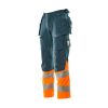 Afbeelding van Mascot Accelerate Safe Broek met spijkerzakken | 19131-711 | 4414-donkerpetrol/hi-vis oranje