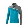 Afbeelding van 5-C trainingstop Kinderen | oriental blue melange/grey melange/wit | 1261906