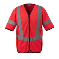 Verkeersvest, klasse 3 | 50216-310 | 0222-hi-vis rood