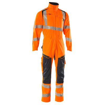 Foto van Mascot Accelerate Safe Overall met kniezakken | 19519-236 | 14010-hi-vis oranje/donkermarine