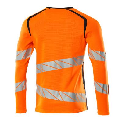 Foto van Mascot Accelerate Safe T-shirt, met lange mouwen | 19081-771 | 14010-hi-vis oranje/donkermarine