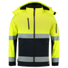 Afbeelding van Softshell ISO20471 Bicolor | fluorgeel/marine | 403007-1701 | TRICORP SAFETY