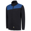 Afbeelding van Sweatvest Bicolor Naden | marine/korenblauw | 302014-0111 | TRICORP WORKWEAR