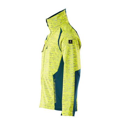 Foto van Mascot Accelerate Safe Softshell jas | 19202-291 | 1744-hi-vis geel/donkerpetrol