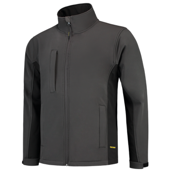 Foto van Softshell Bicolor | donkergrijs/zwart | 402002-1809 | TRICORP WORKWEAR