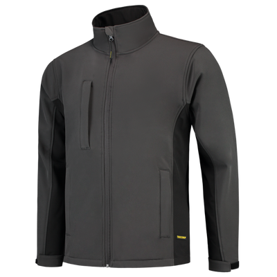 Foto van Softshell Bicolor | donkergrijs/zwart | 402002-1809 | TRICORP WORKWEAR