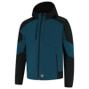 Afbeelding van Softshell Capuchon Bicolor Redefined | petrol/zwart | 406118-9309 | TRICORP WORKWEAR