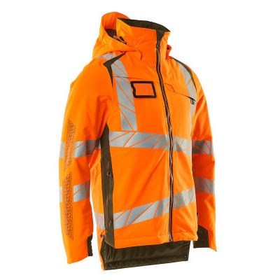 Foto van Mascot Accelerate Safe Winterjas | 19035-449 | 1433-hi-vis oranje/mosgroen