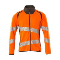 Mascot Accelerate Safe Sweatshirt met rits | 19184-781 | 1418-hi-vis oranje/donkerantraciet