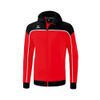 Afbeelding van ERIMA CHANGE by erima trainingsjack met capuchon Kinderen | rood/zwart/wit | 1032301