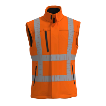 Foto van Bestex Bodywarmer stretch RWS, bwrws100, fluororanje