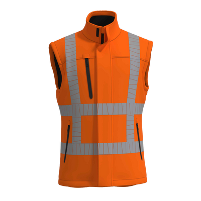 Foto van Bestex Bodywarmer stretch RWS, bwrws100, fluororanje