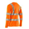 Afbeelding van T-shirt, V-hals, lange mouwen, klasse 3 | 18281-995 | 014-hi-vis oranje