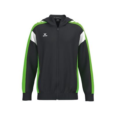 Foto van ERIMA CELEBRATE 125 Training Jacket with hood Unisex | zwart/green gecko | 1032632