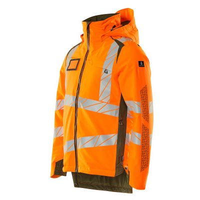 Foto van Mascot Accelerate Safe Winterjas | 19035-449 | 1433-hi-vis oranje/mosgroen