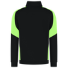 Afbeelding van Zip Sweater Bicolor Redefined | zwart/limegroen | 306111-0937 | TRICORP WORKWEAR