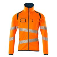 Mascot Accelerate Safe Fleecetrui met rits | 19103-315 | 1444-hi-vis oranje/donkerpetrol