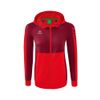 Afbeelding van ERIMA Six Wings trainingsjack met capuchon Dames | rood/bordeaux | 1032216