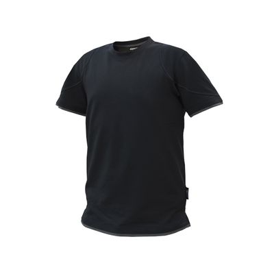 Foto van Dassy t-shirt KINETIC | 710019 | zwart/antracietgrijs