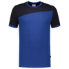 Afbeelding van T-shirt Bicolor Naden | korenblauw/marine | 102006-111 | TRICORP WORKWEAR