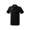 Afbeelding van Essential 5-C polo | zwart/green gecko | 2111908